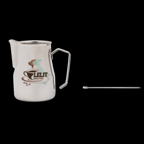 Jarra de leche Lelit con bolígrafo latte art 350 ml